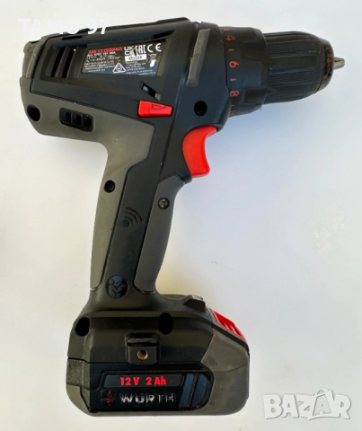 Wurth ABS 12 COMPACT M-Cube - Акумулаторен винтоверт 2x12V 2.0Ah, снимка 3 - Винтоверти - 51501465