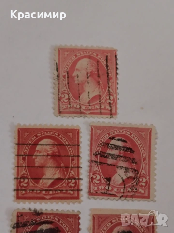 Винтидж ПОЩЕНСКИ марки САЩ. , снимка 5 - Филателия - 53085146