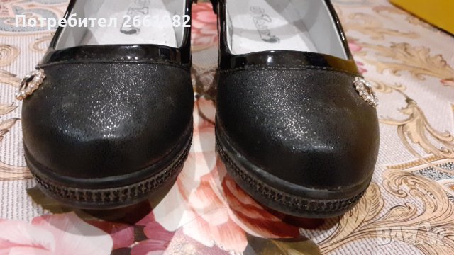 Официални черни обувки - 27 размер, снимка 3 - Детски обувки - 33876553