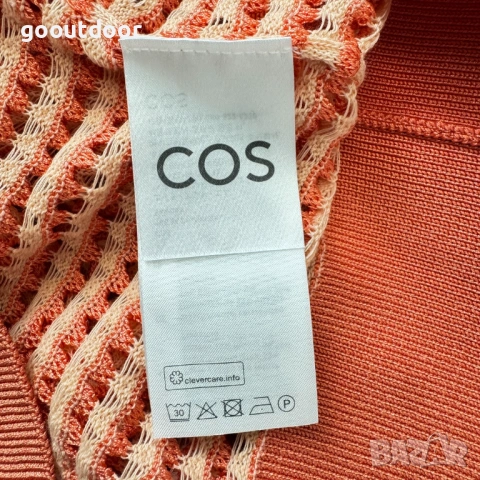 COS Open-Knit Polo Shirt (XS), снимка 7 - Тениски - 53332643