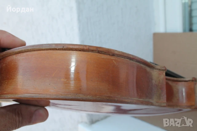 Стара цигулка с лък , снимка 14 - Струнни инструменти - 50565604