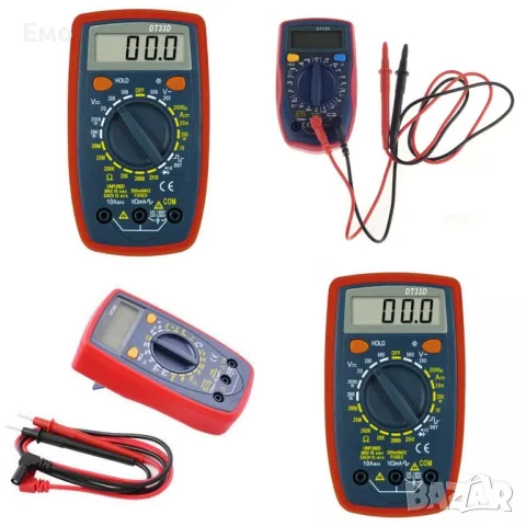 Преносим дигитален мултиметър с LCD дисплей