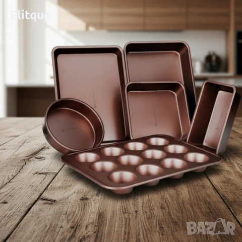 Комплект 20 части Edenberg EB-5655 от кован алуминий — незалепващо мраморно покритие , снимка 5 - Други - 53389265