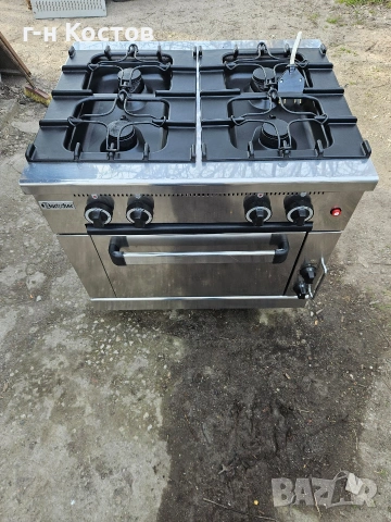 Фурна Печка за Ресторанти Заведения Професионална Горе на Газ долу на Ток Трифазна 