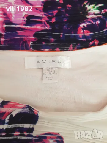 Дамски цветни рокли ZARA Trafaluc Amisu Пайети, снимка 6 - Рокли - 47176585