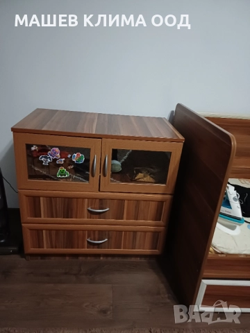 Детска кошара 140/70 с люлка, скрин и масичка