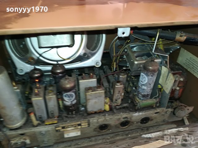 PHILIPS TUBE ANTIQUE RECEIVER-GERMANY 3101231937, снимка 14 - Ресийвъри, усилватели, смесителни пултове - 39504997