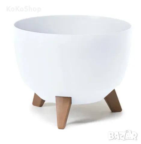 Кашпа-24,2х15 см./кашпа на крачета/пластмасова кашпа