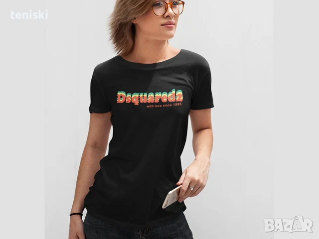 Тениски DSQUARED Принт Модели и размери, снимка 7 - Тениски - 29293948