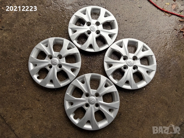 4 броя оригинални тасове за Hyundai i10  14, снимка 4 - Аксесоари и консумативи - 52671562