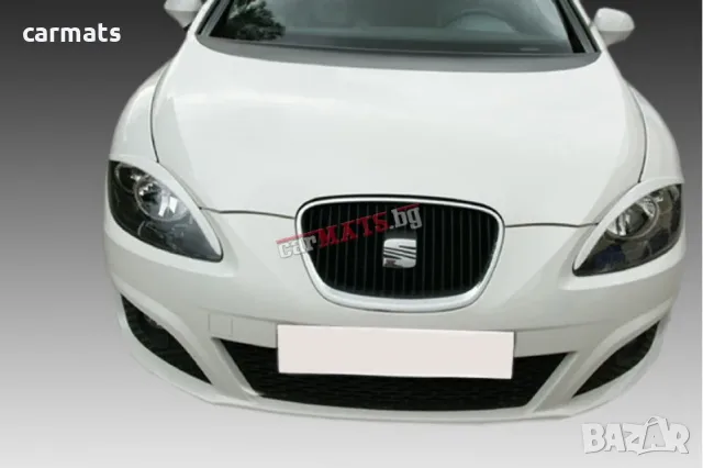 Вежди за фарове за Seat Leon (2009-2011) - EU - Черни