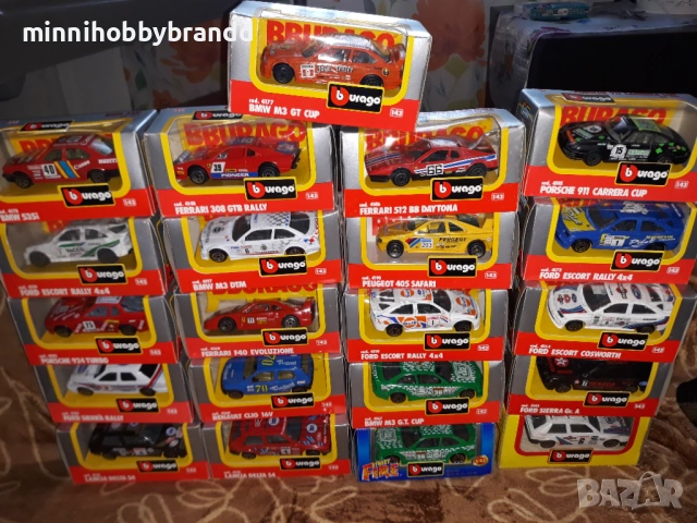Bmw Ford Renault Peugeot Ferrari Porsche Lancia 1.43 Burago 