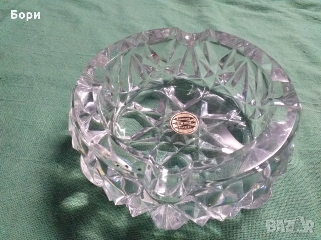 BOHEMIA кристален пепелник Минерал Сувенир