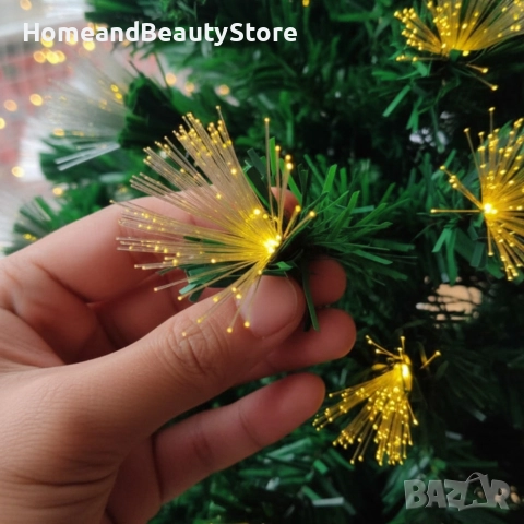 Коледна елха с вградени светлини - магията на Коледа - 150см