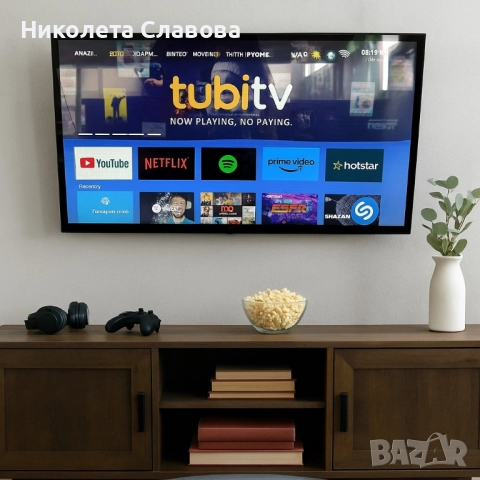 Телевизор A6 SMART Full HD – 32 и 43 инча с Android, Netflix и YouTube, снимка 2 - Телевизори - 51628298