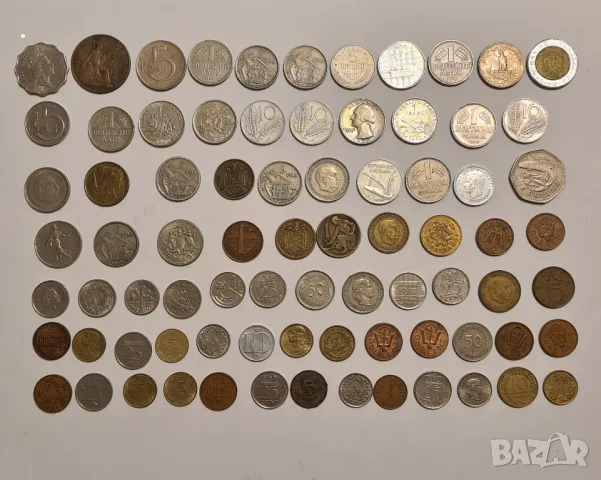 Стари монети 77 бр, снимка 2 - Антикварни и старинни предмети - 48854722