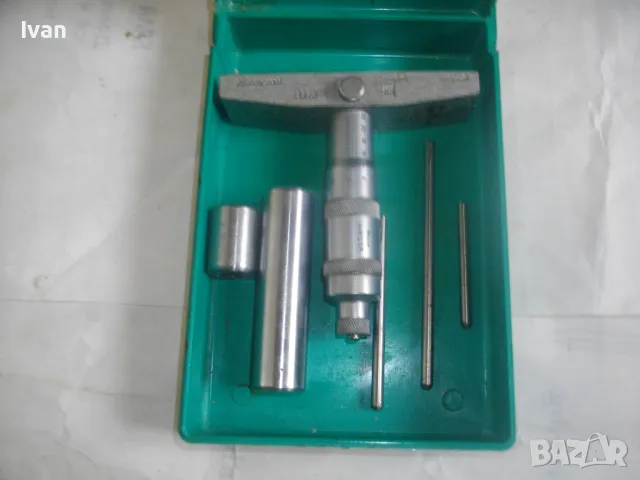 НОВ РУСКИ СССР USSR МИКРОМЕТЪР МЕТРИЧЕН ДЪЛБОКОМЕР 0-100мм ПЪЛЕН КОМПЛЕКТ ГМ-100, снимка 2 - Други инструменти - 48483172