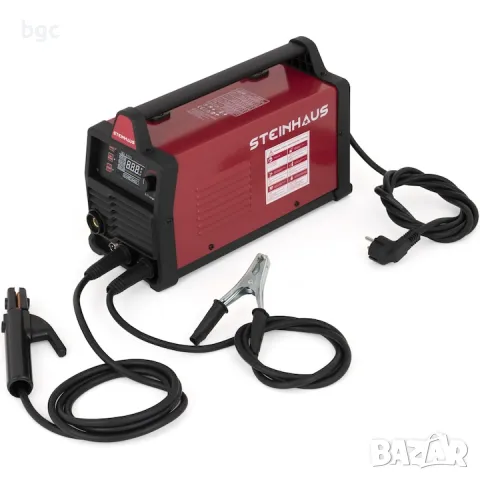 НОВ Инвертор за заваряване с флюсова тел с MIG/TIG/MMA поток Steinhaus Dual PROFESSIONAL 130 A, снимка 2 - Друга електроника - 50291016