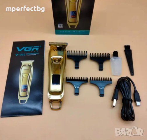 Тример VGR V965 тример за подстригване машинка за подстригване бръснене оформяне коса брада тяло , снимка 3 - Друго оборудване - 41970565