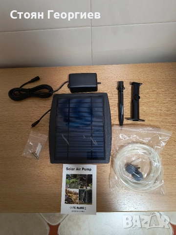 Чисто нова соларна въздушна помпа, снимка 2 - Друга електроника - 52696558
