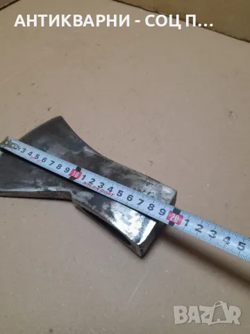 Стара Немска Брадва Топор 1.300кг. Номер 13., снимка 9 - Антикварни и старинни предмети - 48299844