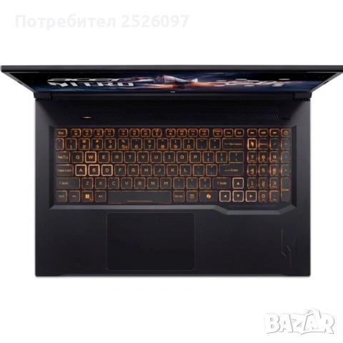НОВ ACER Nitro ANV17/AI 9 365 24MB/RTX 5070 8GB/32GB DDR5/1TB NVMe, снимка 6 - Лаптопи за работа - 53813169