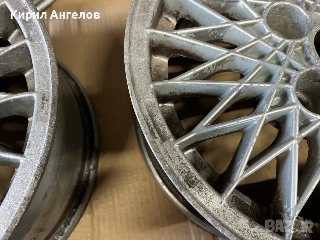 Ретро алуминиеви джанти 14 цола 4x100, снимка 4 - Гуми и джанти - 56144127