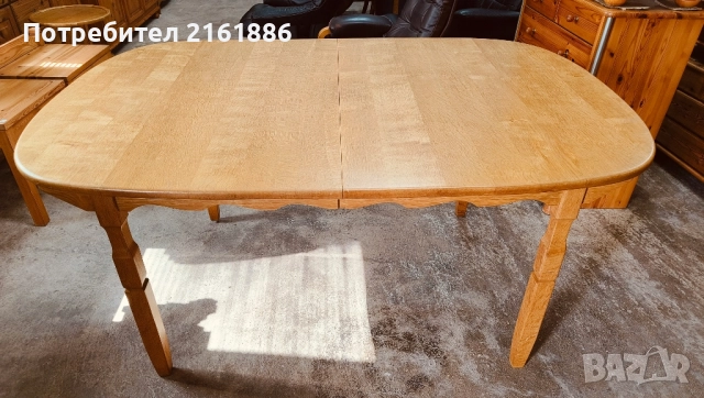 Дъбова трапезна маса 