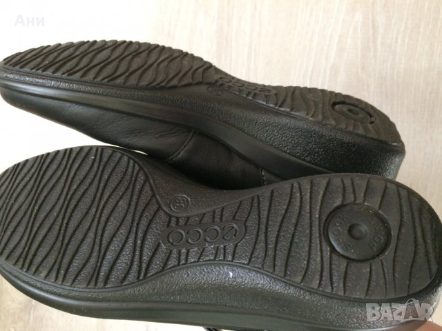 Почти нови черни обувки с каишка ессо №38., снимка 5 - Дамски ежедневни обувки - 34711923