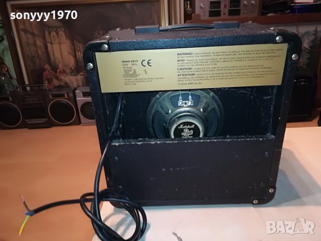 MARSHALL GUTAR AMPLIFIER-ВНОС ENGLAND 1302231952, снимка 16 - Ресийвъри, усилватели, смесителни пултове - 39664031