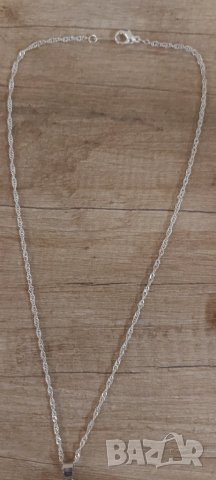 Комплект Обеци и сребърен медальон - колие с камък внос от Англия, снимка 7 - Бижутерийни комплекти - 38757320