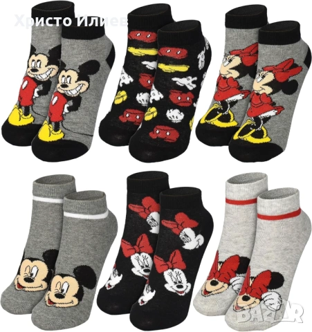 Коледен календар Дамски чорапи Мики Маус Мини маус Адвент календар 12 чифта, снимка 4 - Коледни подаръци - 53490829