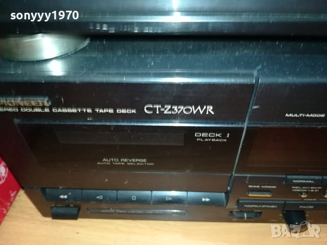 PIONEER-AMPLIFIER/CD/DECK/TUNER/ГРАМОФОН-LNV-ВНОС SWISS 1807231522, снимка 7 - Ресийвъри, усилватели, смесителни пултове - 41586908