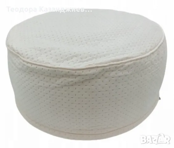 Надуваема табуретка с кадифено покритие Decor, снимка 1