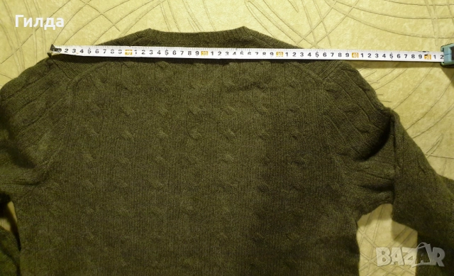 POLO Ralph Lauren вълна и кашмир пуловер L, снимка 7 - Блузи с дълъг ръкав и пуловери - 52777393