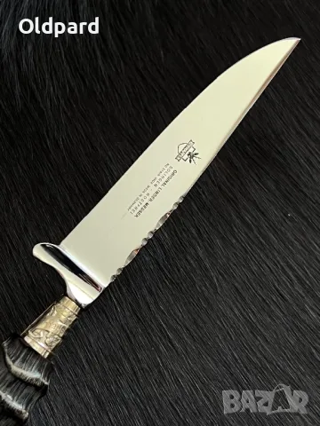 Колекционерски ловен нож Linder Solingen. немска колекция., снимка 4 - Ножове - 49116281