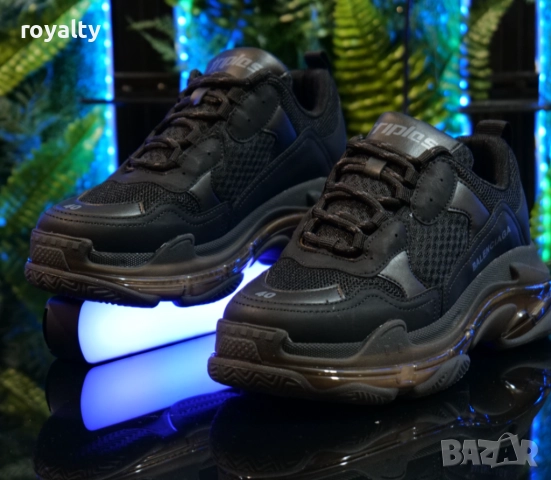 Мъжки Маратонки Balenciaga Цвят- Черно и Кафяво, снимка 3 - Маратонки - 51631710