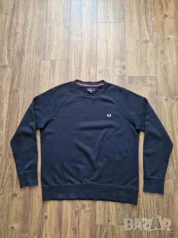 Страхотен мъжки пуловер FRED PERRY размер XL, снимка 4 - Пуловери - 47630402