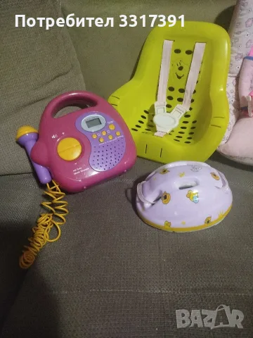 столче за кукли и каска baby born , снимка 4 - Кукли - 56170734