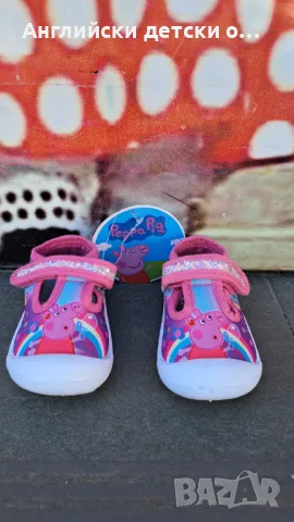 Английски детски кецки с Pepa Pig, снимка 6 - Детски гуменки - 49373318