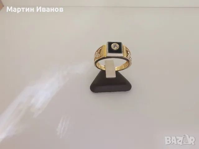Златен мъжки пръстен 3