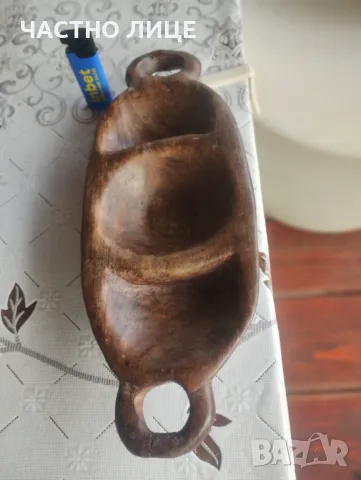 Африканска дървен поднос, снимка 3 - Декорация за дома - 47257981