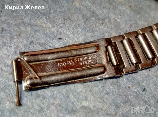 РАКЕТА За СЛЕПИ Стар РЯДЪК РУСКИ ЧАСОВНИК RAKETA MADE in USSR ФУНКЦИОНИРАЩ НЕРЪЖДАЕМА ВЕРИЖКА 33262, снимка 8 - Антикварни и старинни предмети - 48289262