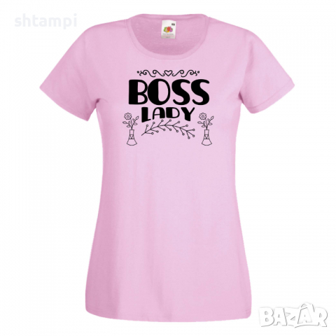 Дамска тениска Boss Lady Празник на Майката,Подарък,Изненада,Рожден Ден
