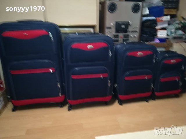 4 КУФАРА-НОВИ С КОЛЕЛЦА-ТЕКСТИЛ 1308231653, снимка 6 - Куфари - 41843855