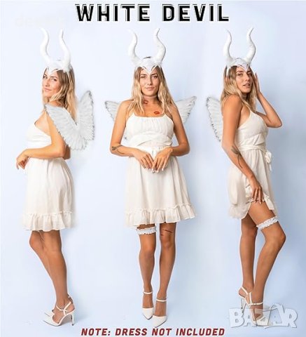 Костюм за Хелоуин за жени - Един размер, подходящ за всички, 6 части, снимка 3 - Други - 42735874