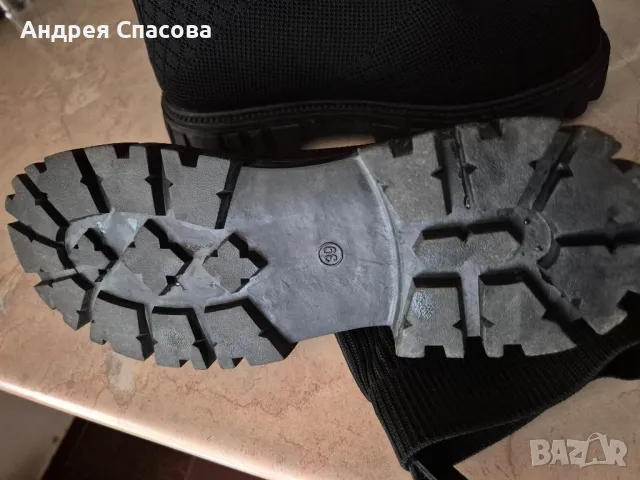 Боти тип чорап н.39, снимка 8 - Дамски боти - 48652704