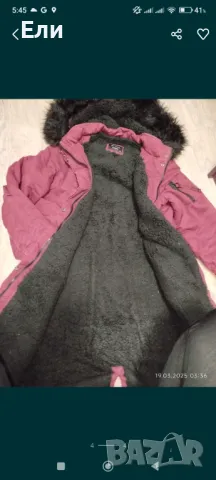 Дамска Зимна парка / Дълго Зимно яке с пух, снимка 4 - Якета - 49971330