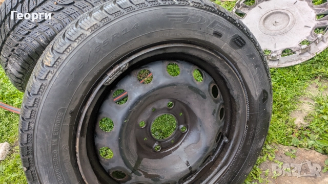 4 Зимни гуми с Тасове и Джанти 175/65R14 Пежо - Ситроен, снимка 3 - Гуми и джанти - 52650625