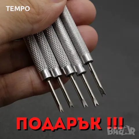 СИЛИКОНОВА КАИШКА СИНЯ С БЯЛ ШЕВ- 22мм + ПОДАРЪК, снимка 10 - Каишки за часовници - 48451475